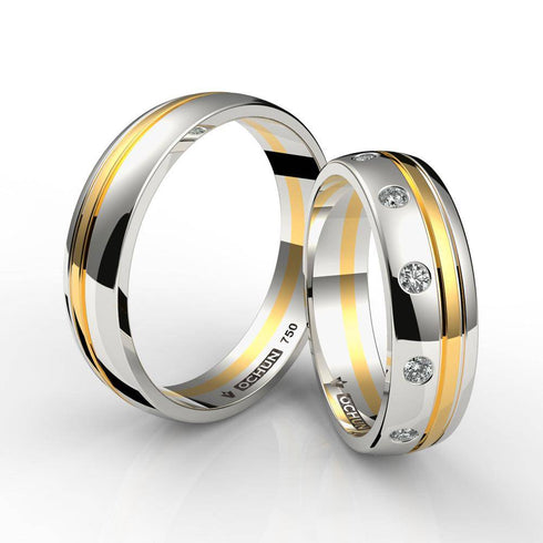 Xaria - Anillos de Matrimonio Oro 18K - Ochun Joyeros - Ochun Joyeros